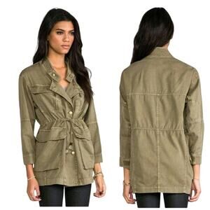 Current Elliot Revolve The Military Parka Army Green Utility Field Jacket Size 2